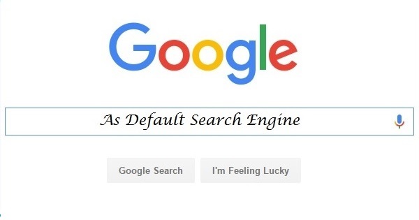 Google Default Search Engine