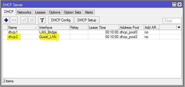 Separate DHCP Server with Separate LAN