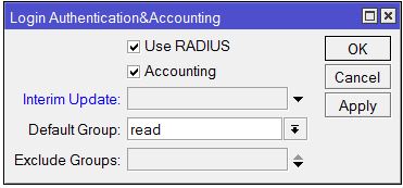 Enabling RADIUS User Authentication