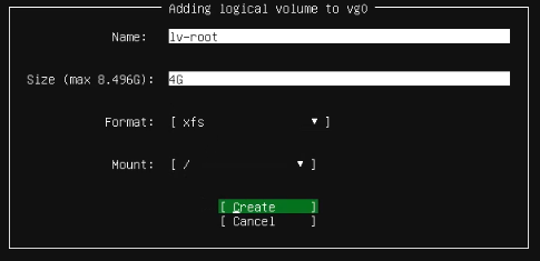 Creating LVM Root Partition in Ubuntu Server