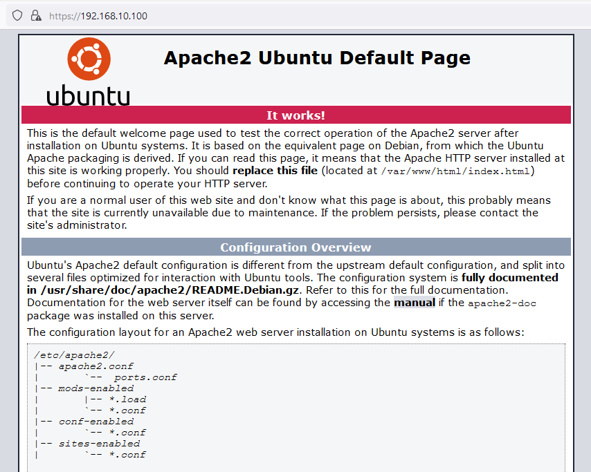 Secure Apache2 Web Server