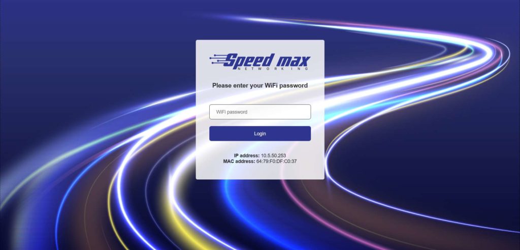 SpeedMax Desktop View