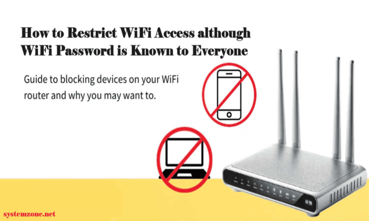 How to Block WiFi Access although Password is Known